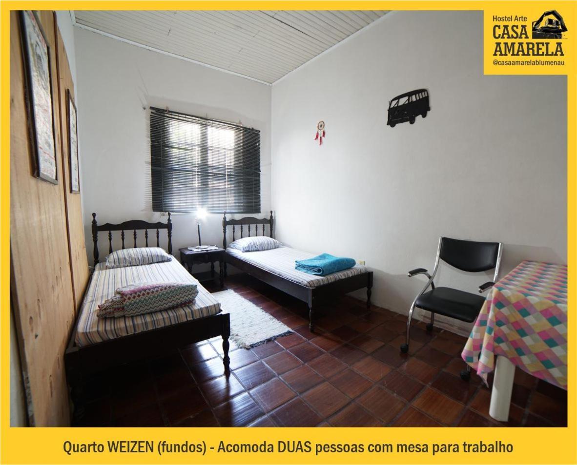 Casa Amarela Blumenau Hospedagem Alternativa Vandrehjem Eksteriør billede