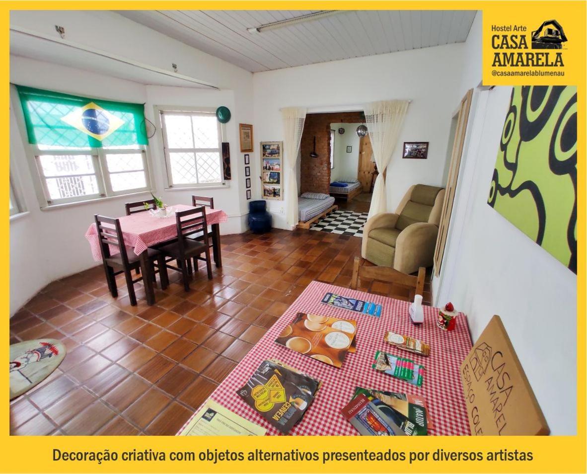 Casa Amarela Blumenau Hospedagem Alternativa Vandrehjem Eksteriør billede